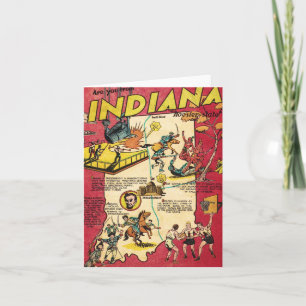 Carte Faits sur l'Indiana