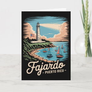 Carte Fajardo Porto Rico Souvenir