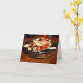 Carte Fajitas de poulet (Fleur jaune)