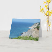 Carte Falaises de Block Island - Block Island, Rhode Isl (Fleur jaune)
