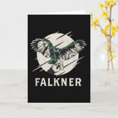 Carte Falkner I Falconry Chasse Oiseau de proie Chasse (Fleur jaune)