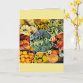 CARTE FALL BOUNTY - GREETING CARD (Fleur jaune)