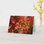Carte Fall collection note card (Fleur jaune)