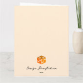 Carte Fall Cornucopia (Dos)