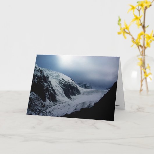 Carte FALL GLACIER : Amour & Eau (Fleur jaune)