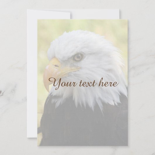 Carte Falln Bald Eagle Liberty (Devant)