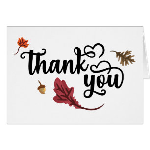 Carte FallThank You