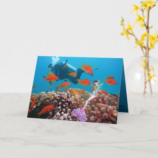 Carte Fameuse sirène (Fleur jaune)