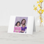 Carte famille (Fleur jaune)