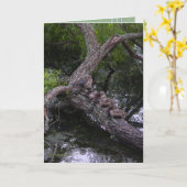 Carte Famille au repos (Fleur jaune)