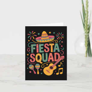 Carte Famille Cinco De Mayo Correspondant Fiesta Squad M