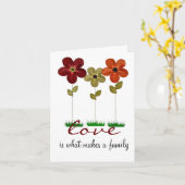 carte famille d'adoption (Fleur jaune)