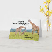 Carte Famille de girafe des images | de Getty (Fleur jaune)