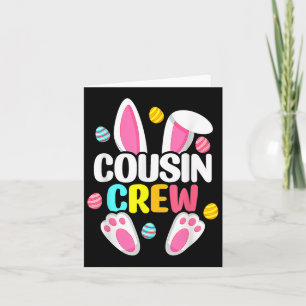 Carte Famille de lapin d'équipage Cousin qui correspond 