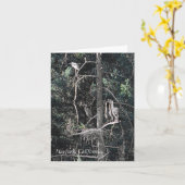 Carte Famille d'Hérons.... (Fleur jaune)