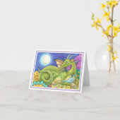 CARTE FAMILLE DRAGON NEXT GENERATION WHIMSY IMAGINAIRE B (Fleur jaune)