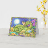 CARTE FAMILLE DRAGON NEXT GENERATION WHIMSY IMAGINAIRE B (Fleur jaune)