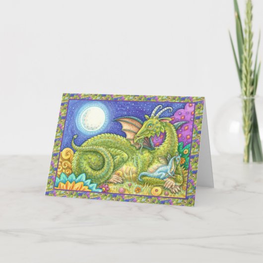 CARTE FAMILLE DRAGON NEXT GENERATION WHIMSY IMAGINAIRE B (Devant)