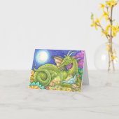 CARTE FAMILLE DRAGON NEXT GENERATION WHIMSY IMAGINAIRE B (Fleur jaune)