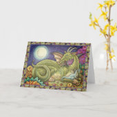 CARTE FAMILLE DRAGON NEXT GENERATION WHIMSY IMAGINAIRE B (Fleur jaune)