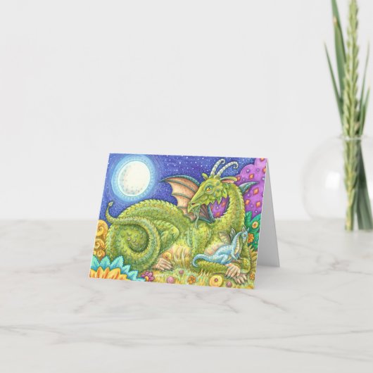 CARTE FAMILLE DRAGON NEXT GENERATION WHIMSY IMAGINAIRE B (Devant)