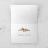 Carte Famille du policier | Photo de Noël (Intérieur)