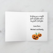 Carte famille Halloween (Intérieur)