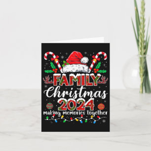 Carte Famille Noël 2024 Equipe Correspondante Père Noël