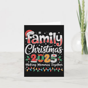 Carte Famille Noël 2025 Matching tenue Xmas Squad S