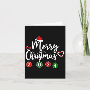 Carte Famille Noël Correspondant Pjs de Noël Hommes Femm