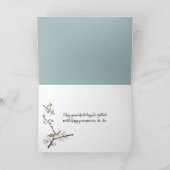 Carte Famille Penguin De Noël En Neige (Intérieur)