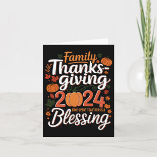 Carte Famille Thanksgiving 2024 Thanksgiving Crew Matchi