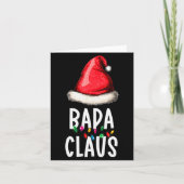 Carte Family Bapa Claus Christmas Santa's Pajama Matchin (Devant)