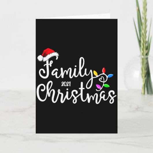 Carte Family Christmas 2021 (Devant)
