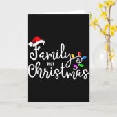 Carte Family Christmas 2021 (Fleur jaune)