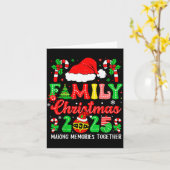 Carte Family Christmas 2025 Matching Family Christmas Xm (Fleur jaune)