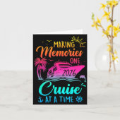 Carte Family Cruise 2026 Making Memories One Cruise At A (Fleur jaune)