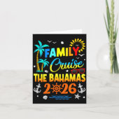 Carte Family Cruise The Bahamas 2026 Summer Matching Vac (Devant)