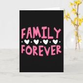 Carte Family Forever (Fleur jaune)