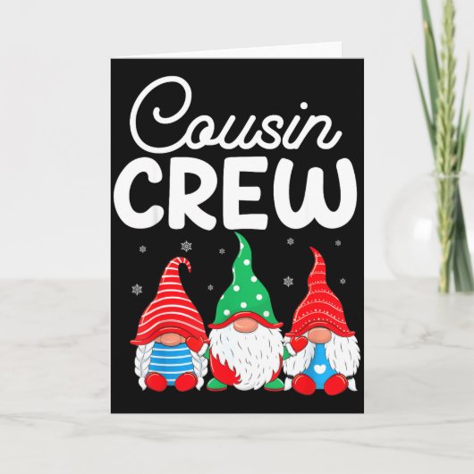 Carte Family Matching Christmas Cousin Crew Cute Christm (Devant)
