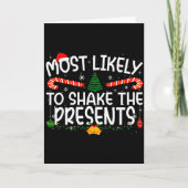 Carte Family Matching Xmas Most Likely To Shake The (Devant)