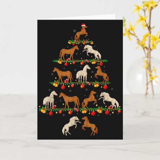 Carte Family Pajama Sets Christmas Matching Horse Xmas T (Fleur jaune)