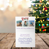 Carte Family Photo Christmas Personalize Holiday Card