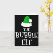 Carte Family The Bubbie Elf Christmas Matching Pajama Fu (Fleur jaune)