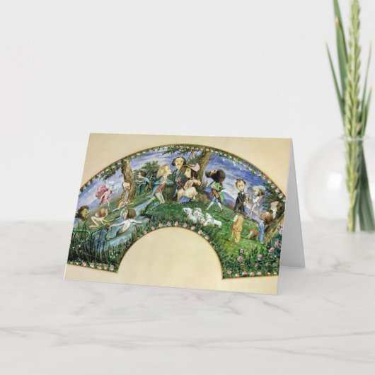 Carte Fan dépeignant George Sand et ses amis (Devant)