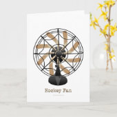 Carte Fan d'hockey (#1) (Fleur jaune)