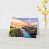 Carte Fanad Head Lighthouse Co. | Donegal Irlande (Fleur jaune)