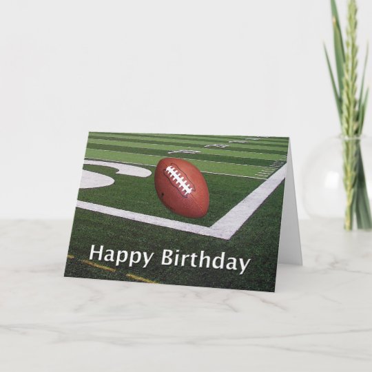 Carte Fanatique Du Football De Joyeux Anniversaire Zazzle Be