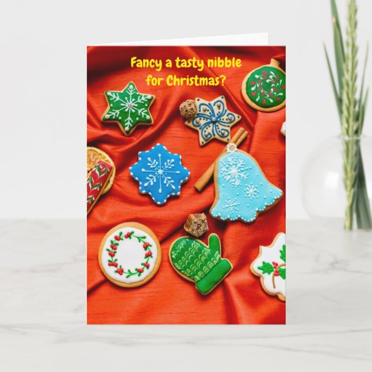 Carte Fancy a tasty nibble for Christmas? (Devant)