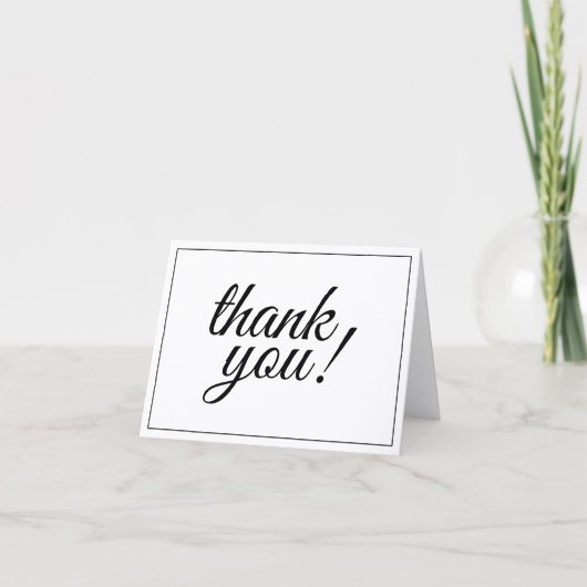 Carte Fancy and Luxurious "thank you!" Postcard (Devant)